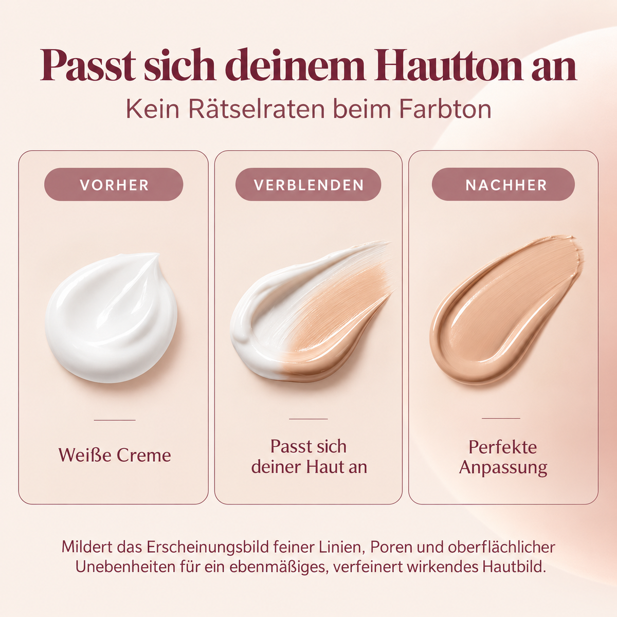 Novamelle Color Changing Foundation – adapts – DE