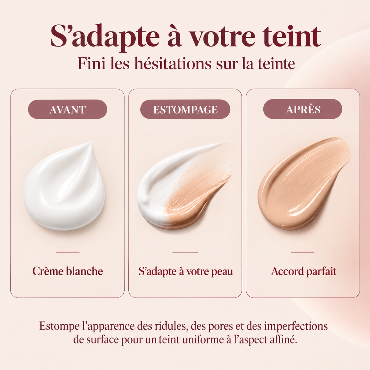 Novamelle Color Changing Foundation – adapts – FR