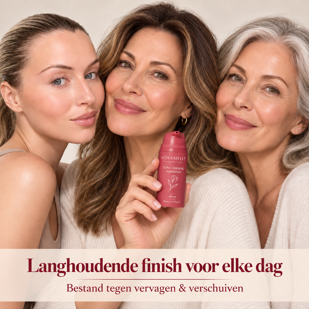 Novamelle Color Changing Foundation – long-lasting – NL