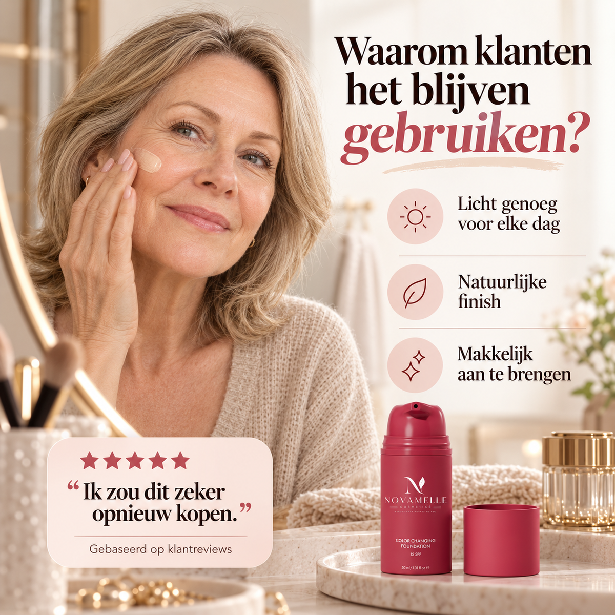 Novamelle Waarom klanten het blijven gebruiken - NL